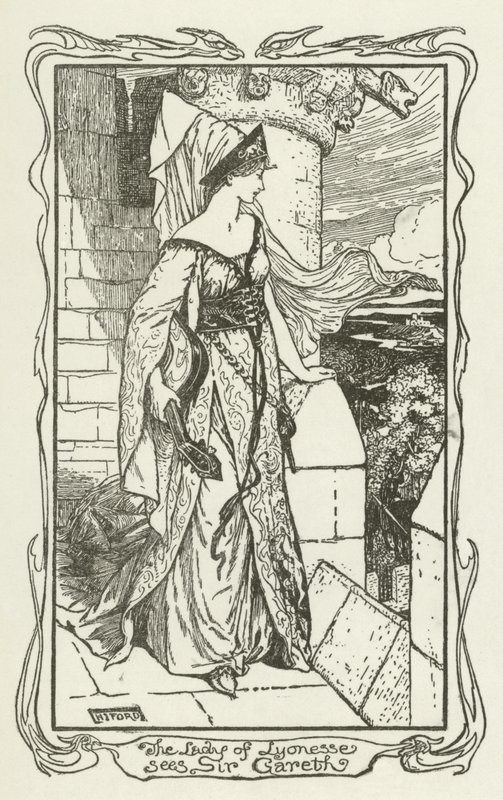 The Lady of Lyonesse ser Sir Gareth av Henry Justice Ford