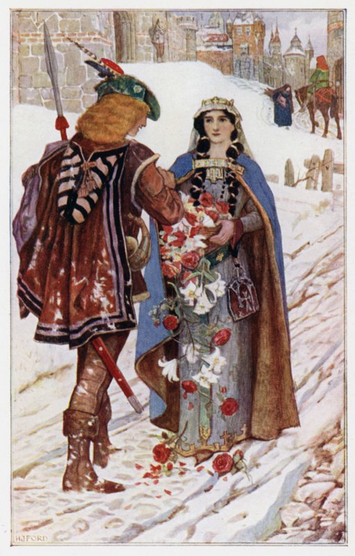 Miraklet med rosorna och liljorna av Henry Justice Ford