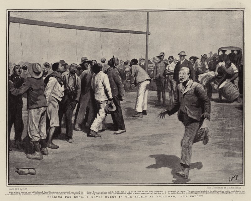 Bobbing for Buns, en ny händelse inom sporten i Richmond, Kapkoloni av Henry Marriott Paget