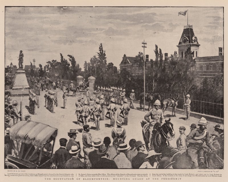 Ockupationen av Bloemfontein, monteringsvakt vid presidentskapet av Henry Marriott Paget
