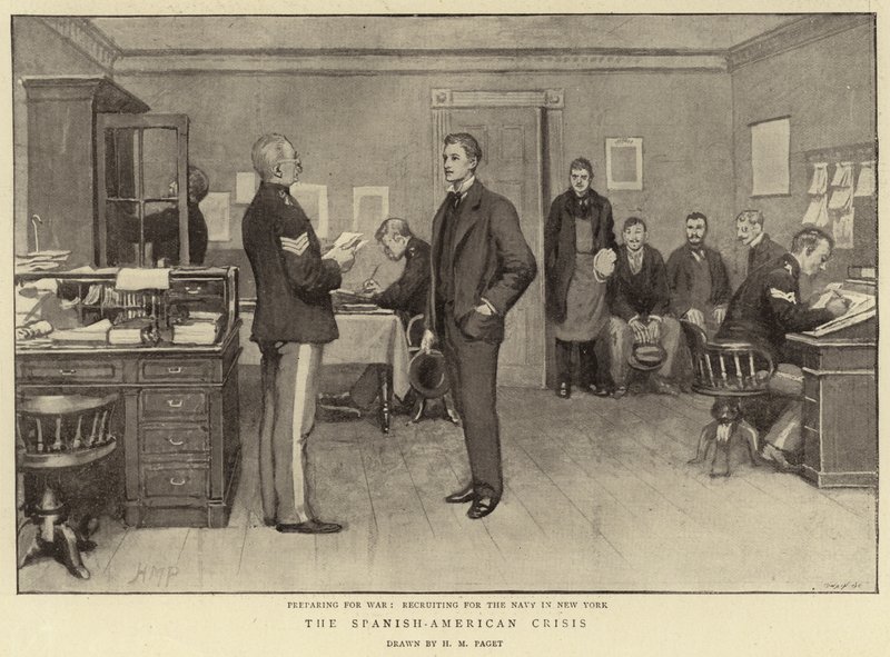 Den spansk-amerikanska krisen av Henry Marriott Paget