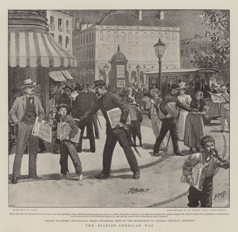 Spansk-amerikanska kriget av Henry Marriott Paget
