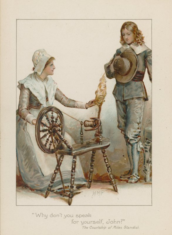 Varför pratar du inte för dig själv, John (chromolitho) av Henry Marriott Paget