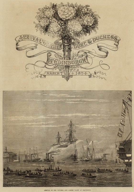 Äktenskap mellan Maria Alexandrovna och hertigen av Edinburgh av Henry Spernon Tozer