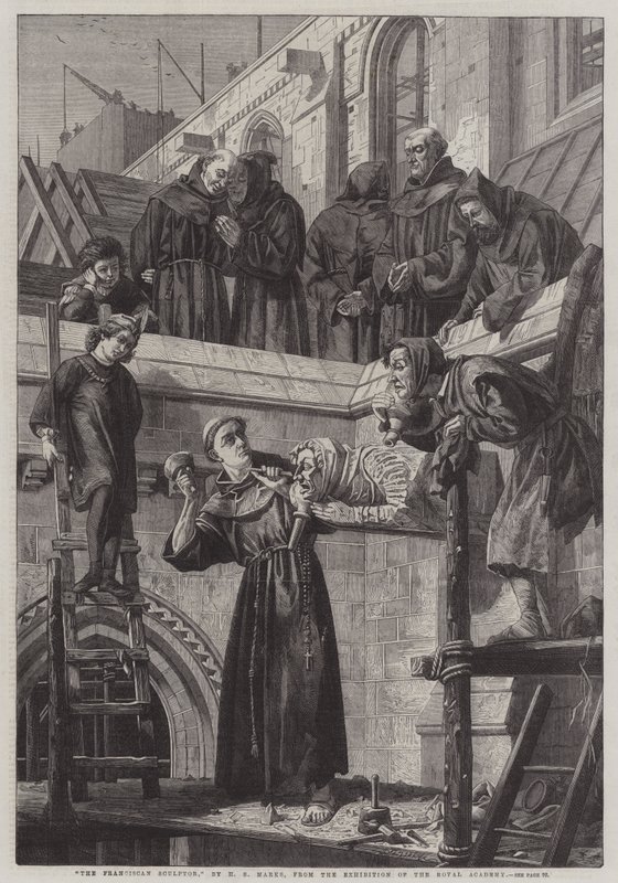 Franciskanerskulptören av Henry Stacey Marks