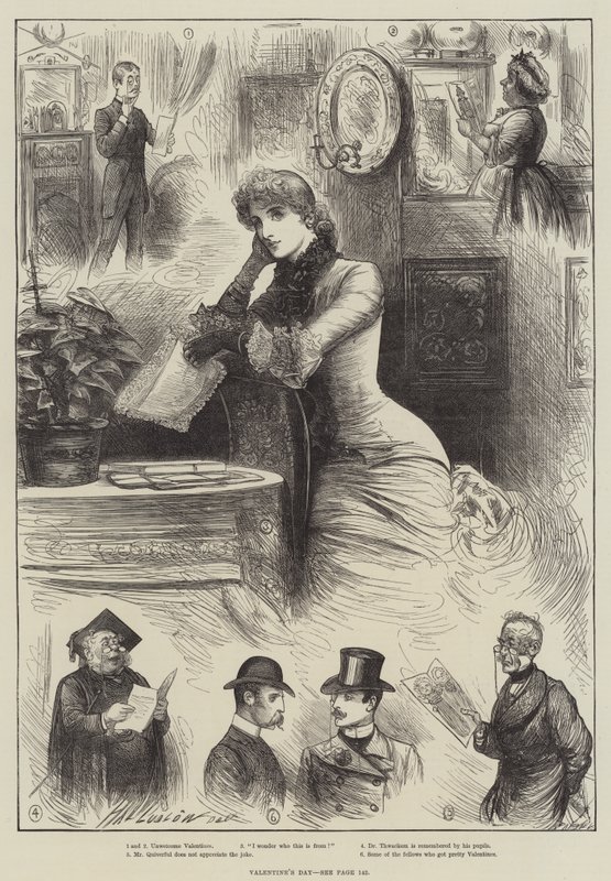 alla hjärtans dag av Henry Stephen Ludlow