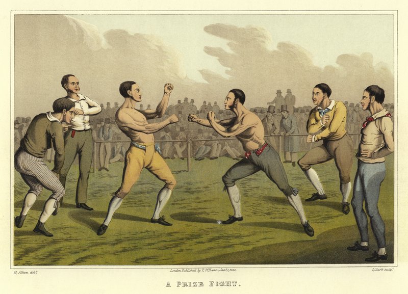 En priskamp (chromolitho) av Henry Thomas Alken