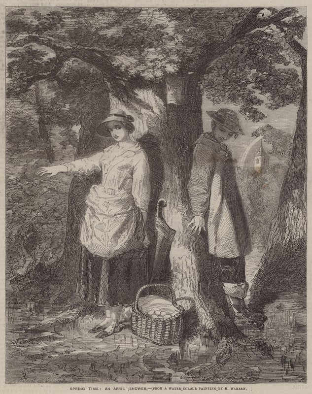 Våren, en aprildusch av Henry Warren