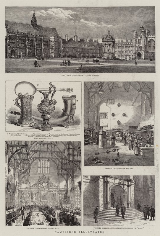 Cambridge illustrerad av Henry William Brewer