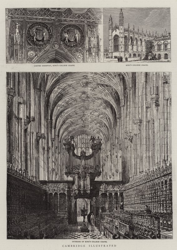 Cambridge illustrerad av Henry William Brewer