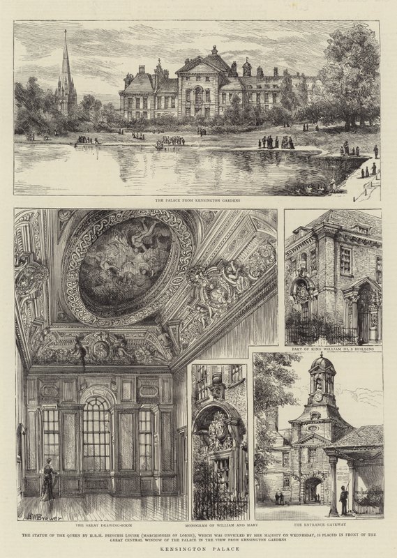 Kensington Palace av Henry William Brewer