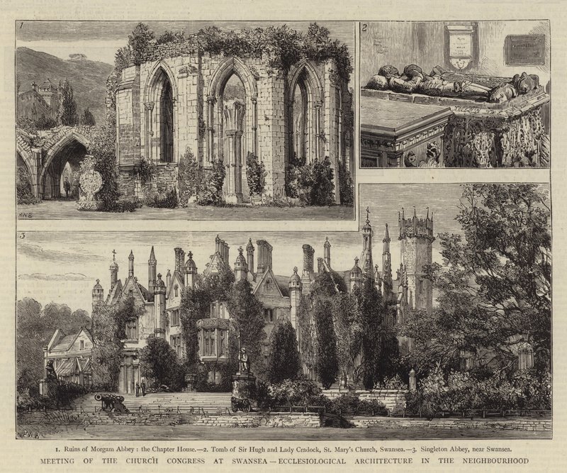 Möte för kyrkokongressen i Swansea, Ekklesiologisk arkitektur i grannskapet av Henry William Brewer