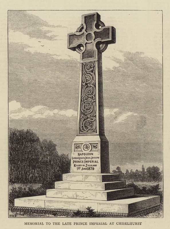 Minnesmärke till den sene prinsen i Chiselhurst av Henry William Brewer