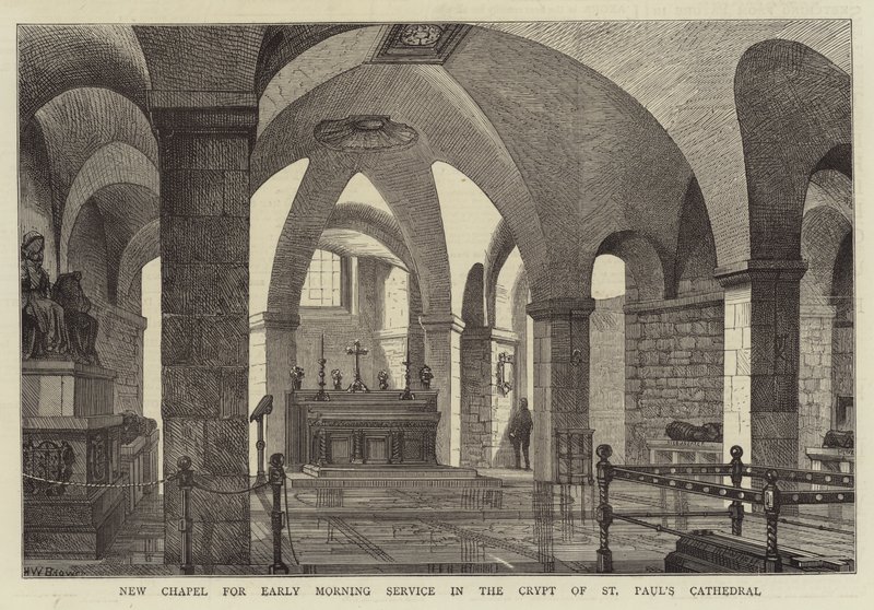 Nytt kapell för tidig morgongudstjänst i Crypt of St Paul