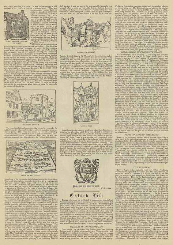 Oxford illustrerad av Henry William Brewer