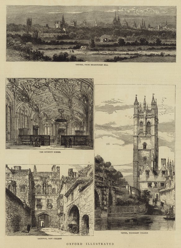 Oxford illustrerad av Henry William Brewer