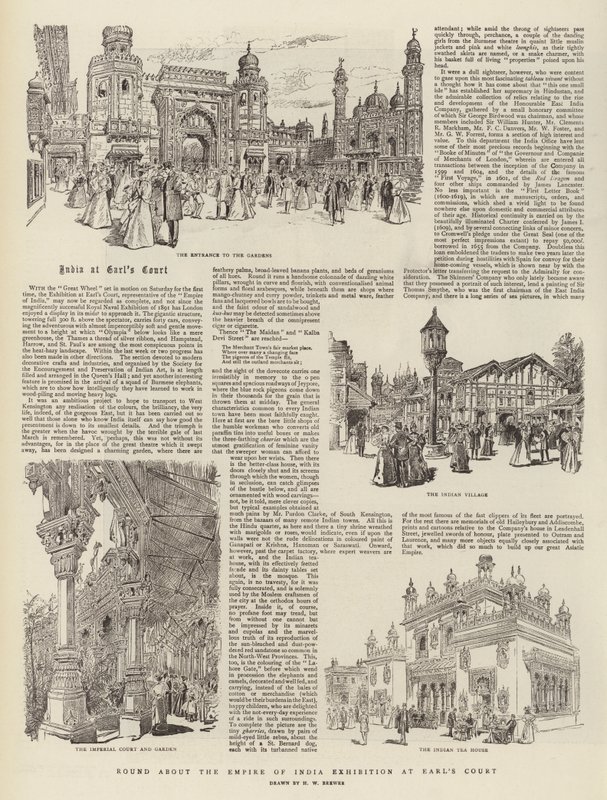 Runt om Empire of India-utställningen på Earl