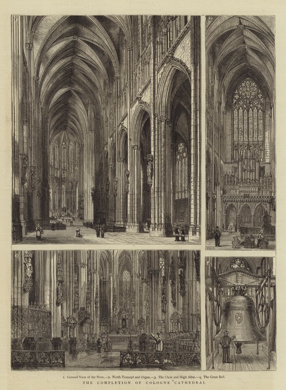 Färdigställandet av Kölnerdomen av Henry William Brewer