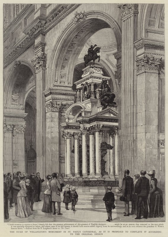 Hertigen av Wellingtons monument i St Paul