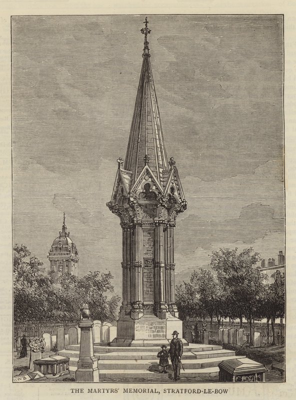 Martyrernas minnesmärke, Stratford-le-Bow av Henry William Brewer