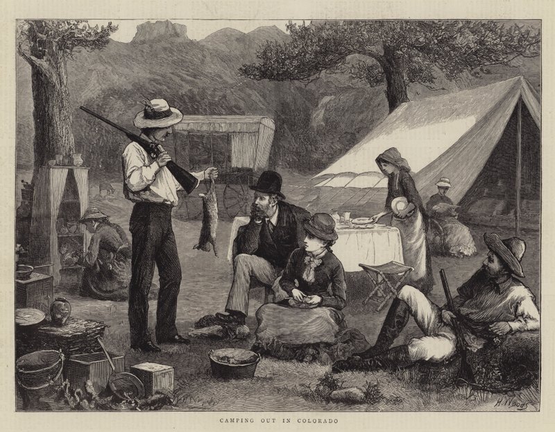 Camping i Colorado av Henry Woods
