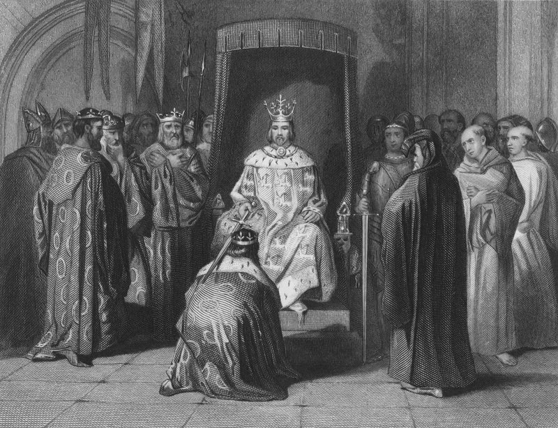 Kung Richard II till riddare av kungarna av Irland av Henry after Warren