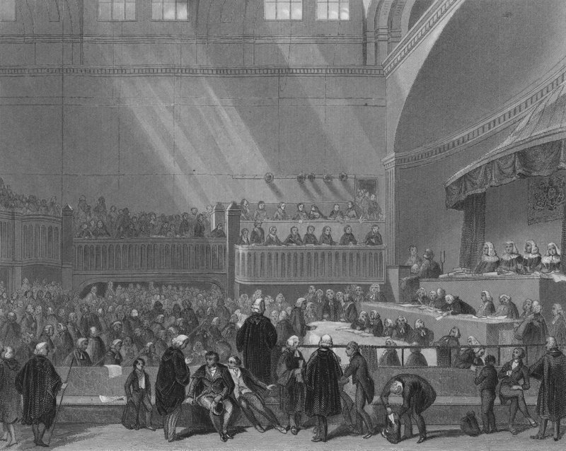 O le faamasinoga o le taitai faapolokiki Irish, Daniel OConnell i le 1844 swed av Henry after Warren