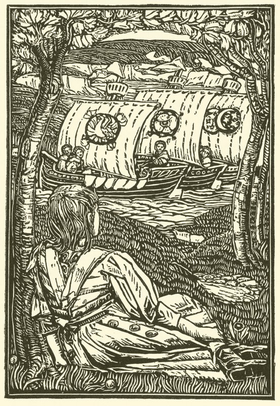 Från A Book of Carols (gravyr) av Henry Payne