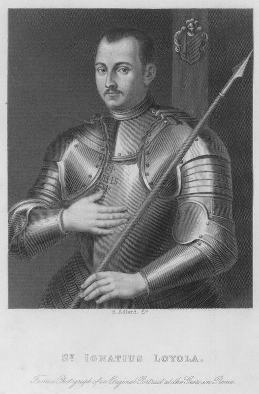 St Ignatius Loyola (gravyr) av Henry Adlard