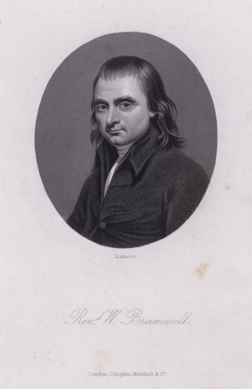 William Bramwell, engelsk metodistpredikant (gravyr) av Henry Adlard