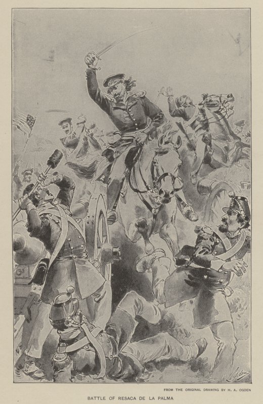 Slaget vid Palm Hangover (litho) av Henry Alexander (after) Ogden