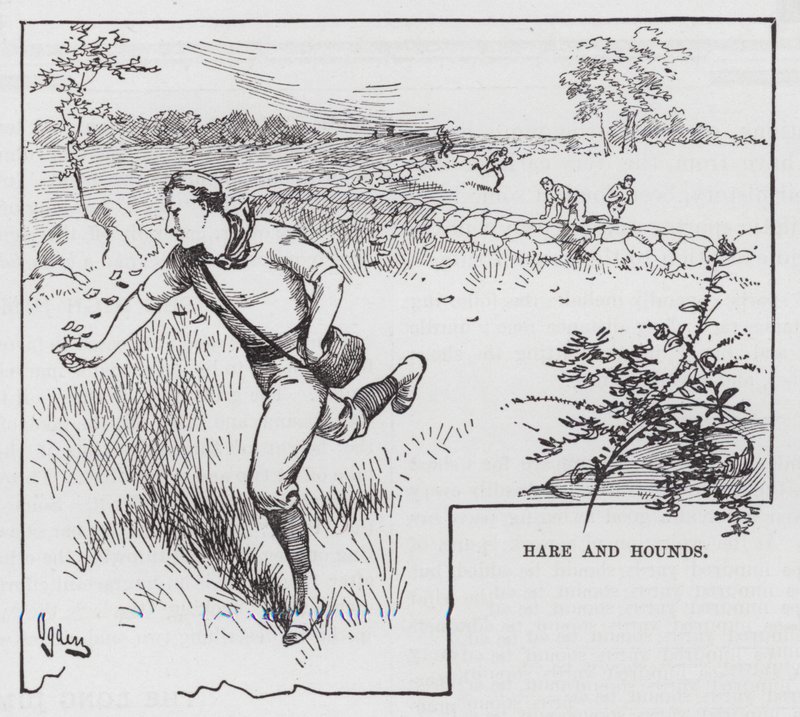 Hare och hundar (gravyr) av Henry Alexander (after) Ogden