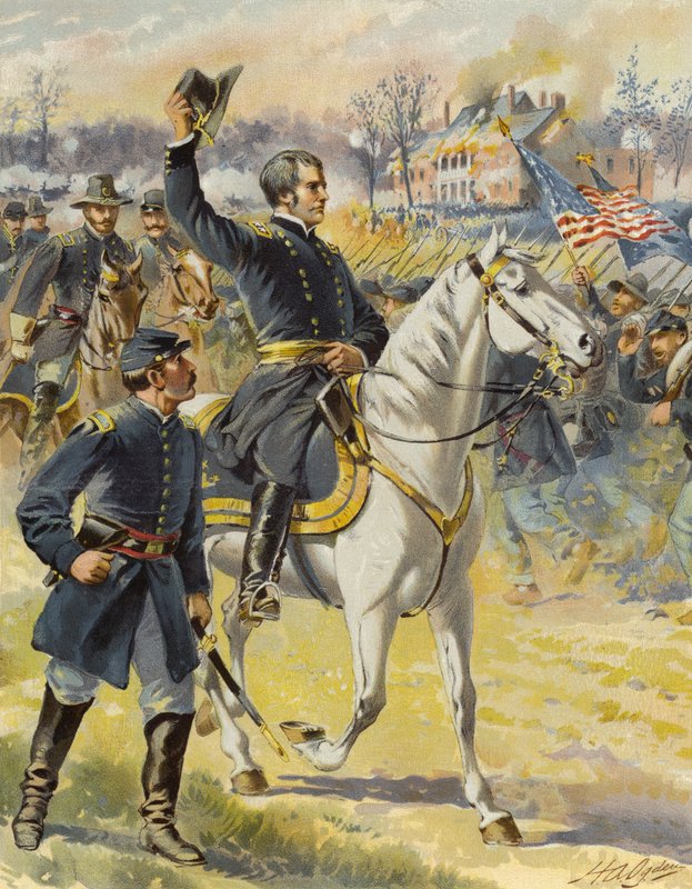 Hooker i Chancellorsville, 3 maj 1863 av Henry Alexander Ogden
