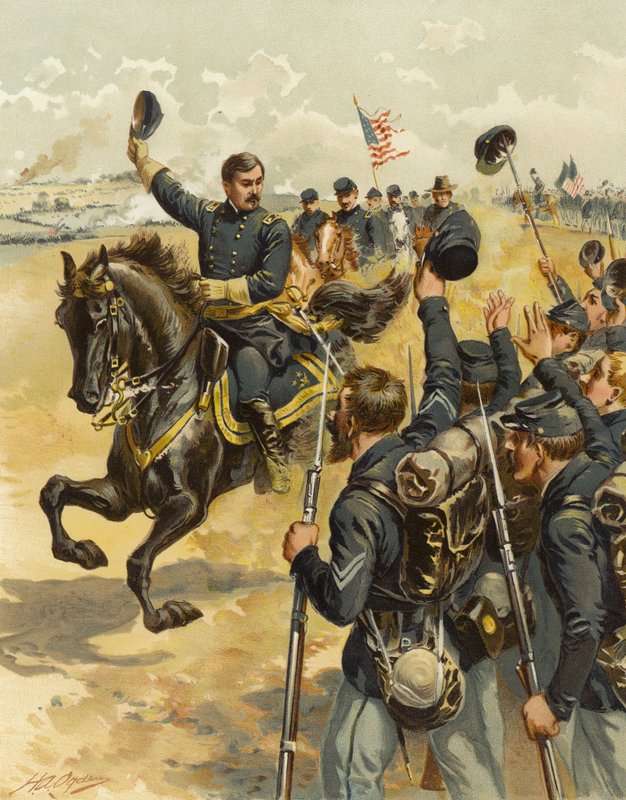 McClellan i Antietam, 17 september 1862 av Henry Alexander Ogden