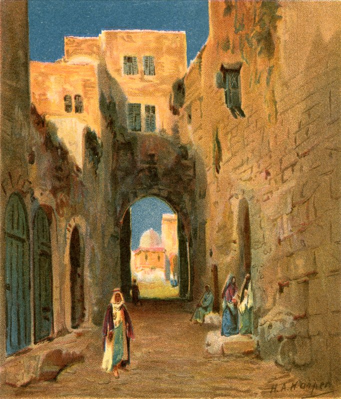 En gata i Jerusalem av Henry Andrew Harper