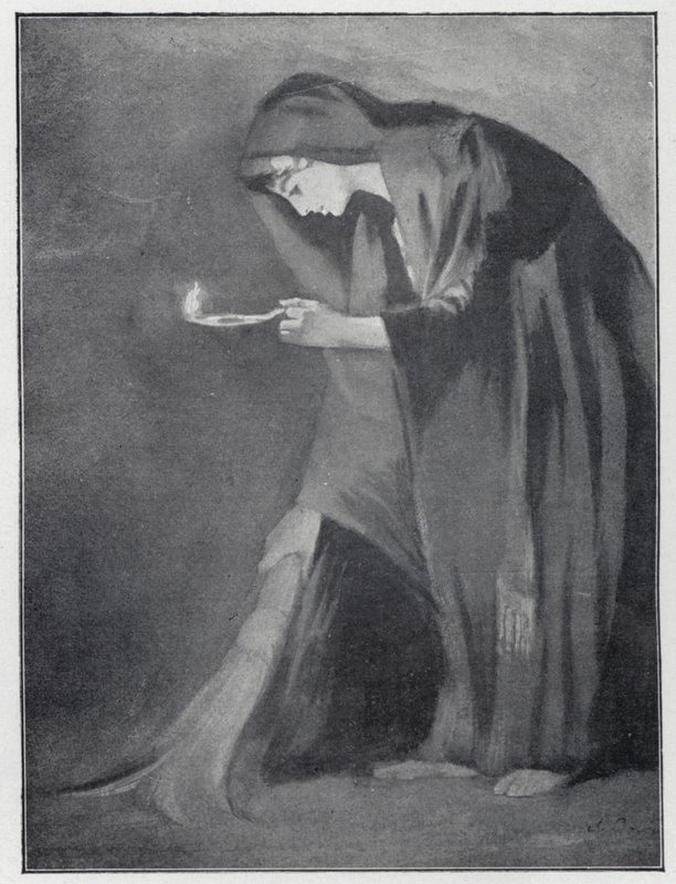 En österländsk kvinna söker ett förlorat mynt (litho) av Henry Andrew Harper