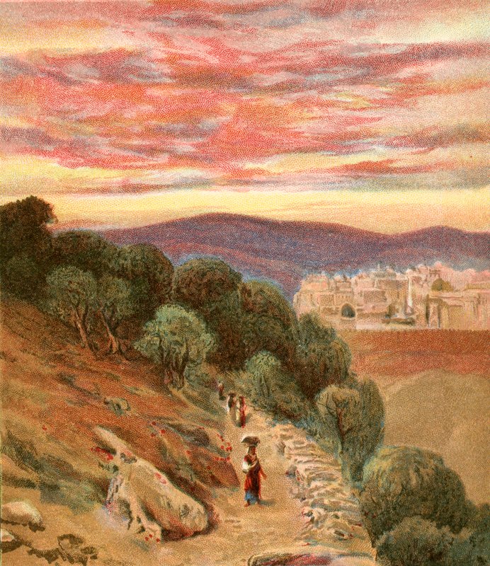 Olivberget och Jerusalem av Henry Andrew Harper