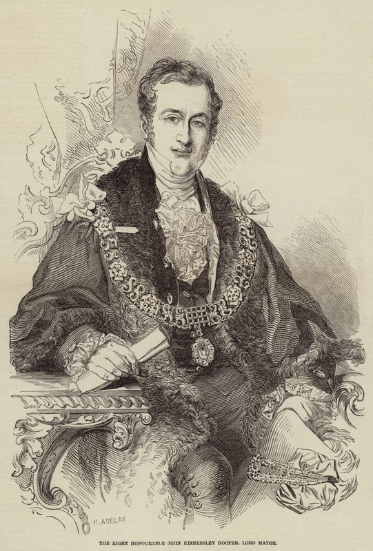 Den högvördige John Kinnersley Hooper, borgmästare av Henry Anelay