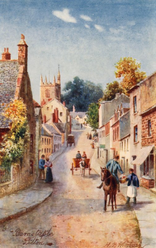 Pilton (färglitografi) av Henry B. (after) Wimbush