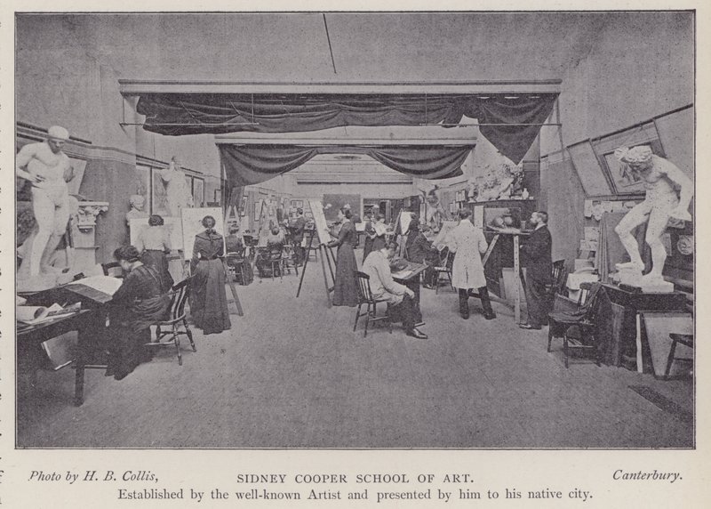 Sidney Cooper School of Art, Canterbury, Kent (s/v foto) av Henry Beauchamp Collis