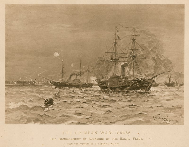 Den brittiska Östersjöflottans bombardering av Sveaborg, Krimkriget av Henry Charles Seppings Wright