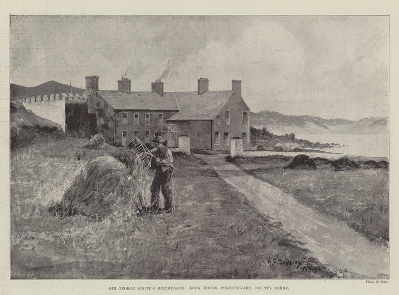 Sir George Whites födelseplats, Rock House, Portstewart, County Derry av Henry Charles Seppings Wright