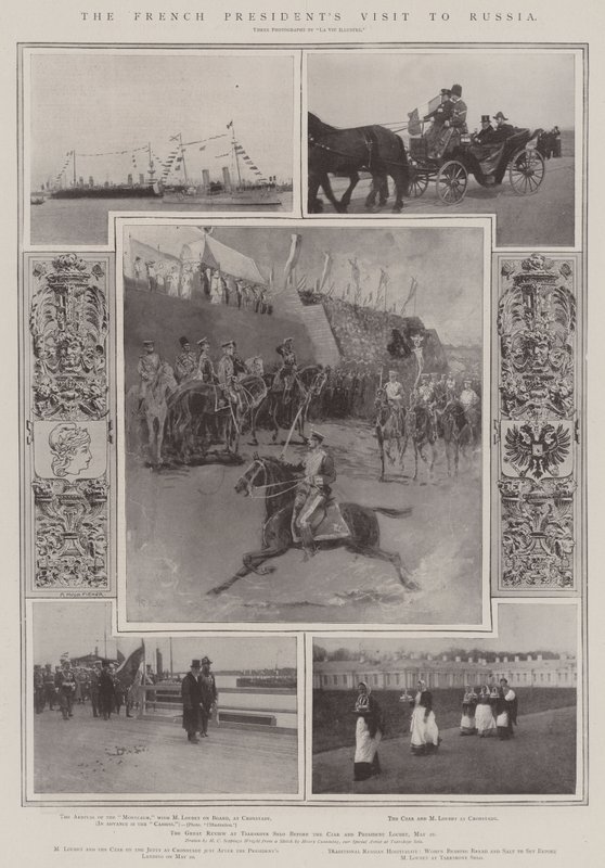 Frankrikes presidents besök i Ryssland av Henry Charles Seppings Wright