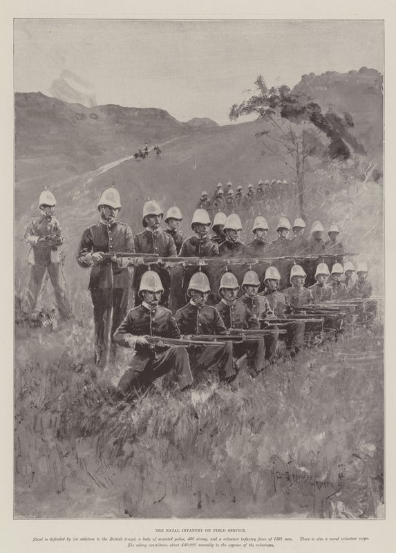 Natal-infanteriet på fälttjänst av Henry Charles Seppings Wright