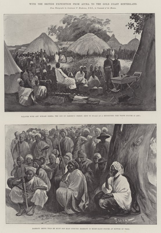 Med den brittiska expeditionen från Accra till guldkustens inland av Henry Charles Seppings Wright
