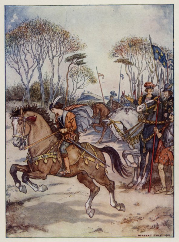 En fin utställning om hästskicklighet (färg litho) av Henry Cole