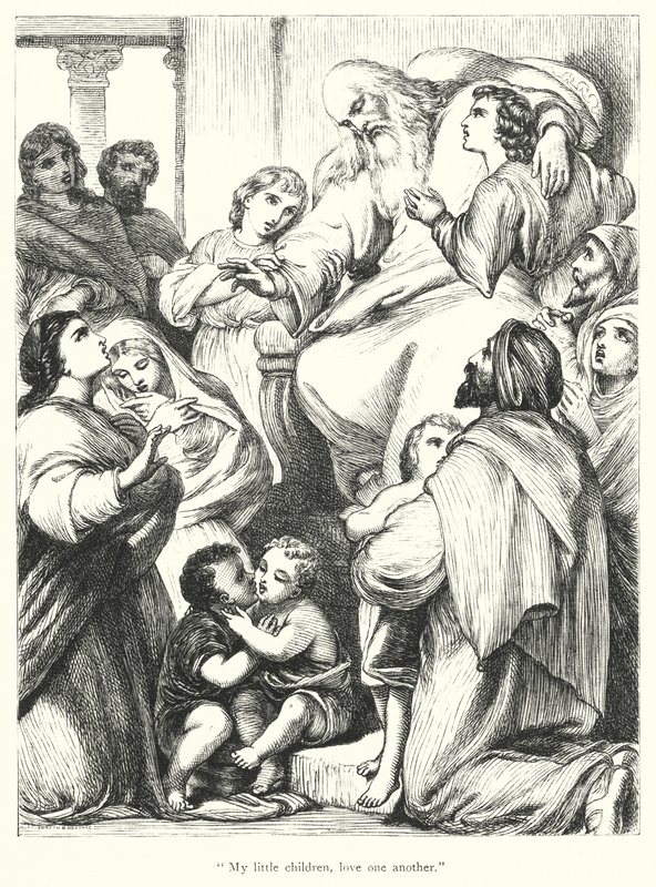 Aposteln Johannes (gravyr) av Henry Courtney (after) Selous