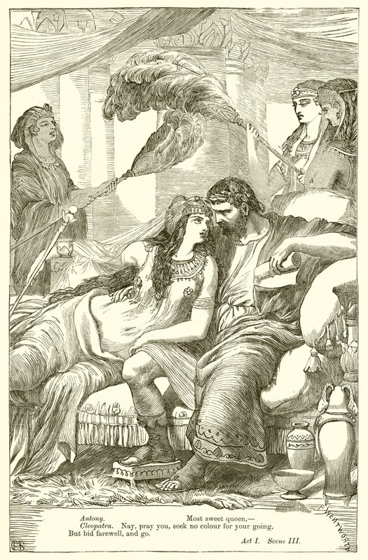 Antony och Cleopatra av Henry Courtney Selous