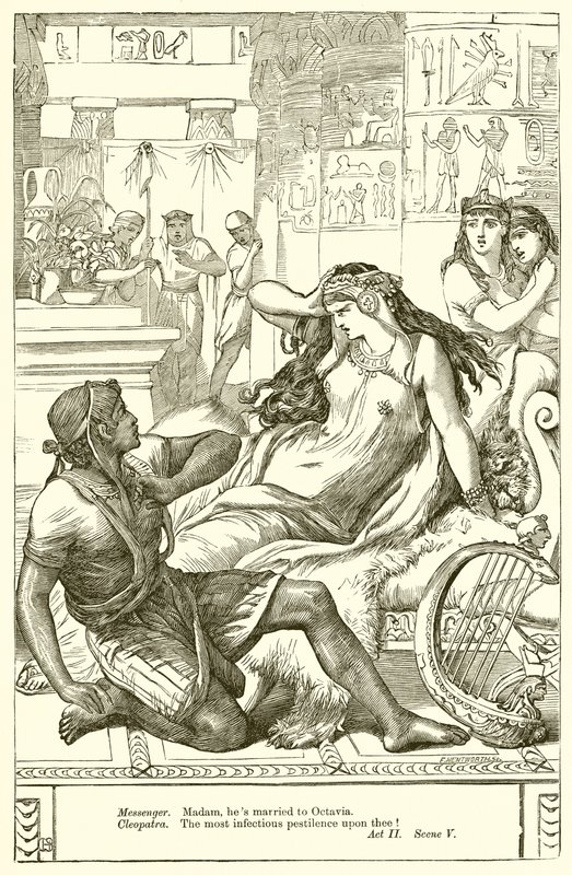 Antony och Cleopatra av Henry Courtney Selous