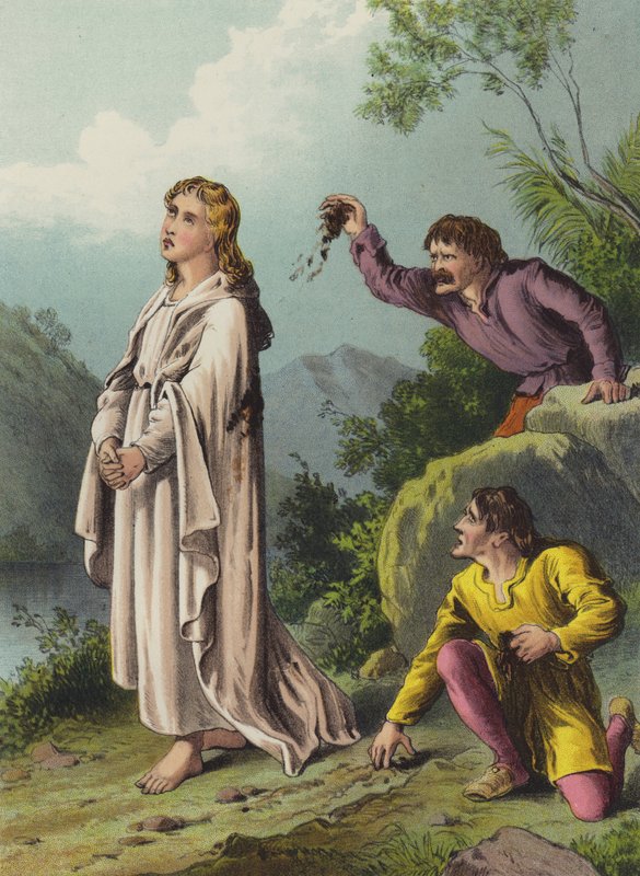 Fördomar, illvilja och gudomlig man (chromolitho) av Henry Courtney Selous